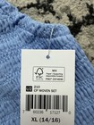 Colorful Planet Girls Blue Woven 2pc Tank Top   Shorts Set Xl 14 16