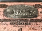 1864  10 Confederate States Of America T-68 Pmg 63 Epq Choice Unc