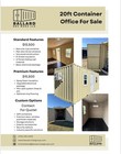 20ft Container Office   Job Site Office   Insulated   Wired   Ready To Use