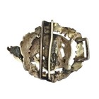 Antique Art Nouveau Sterling Silver Dress Buckle