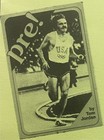 Pre  By Tom Jordan Magazine Insert Card Ad                     Steve Prefontaine