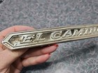 1966 El Camino Grill Emblem Badge Nameplate Oem Gm Used Original