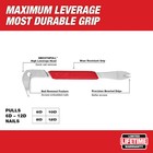 Milwaukee 48-22-9030 9  Smoothpull Finish Nail Puller W  Shockshield Grip