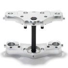 6   Degree Raked Triple Tree Kit Trees 21 23  Wheel For Harley Touring 97-13 Fltr