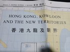 Genuine Uk Military Map Of Hong Kong Kowloon   New Territories 100cm X 70cm