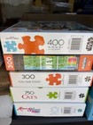 Lot Of 9 Puzzles - 300-1000pcs Buffalo  Ceaco  Bits N Pieces  Dowdle