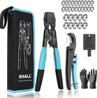 Shall Pex Clamp Crimping Tool   Cutter  Astm 2098 For 3 8 to1  Us