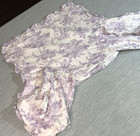 Pottery Barn Teen Loveshackfancy Garden Damask Backrest Pillow Cover Lavender