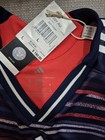 Adidas New England Revolution Mls Soccer Jersey Red Navy Blue White Men s L
