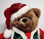Vintage 2006 Dan Dee Snowflake Teddy Bear Christmas Plush Brown Boy  Bear - Bnwt