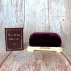 Vintage 1947 Bulova 10k Gold Filled Tank Watch Kreisler Band Box Papers As Is