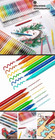 Colored Pens Dual Brush Markers 36 Vibrant Water Based Markers For Bold Creation