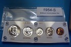 1954-s Mint Silver Set Of U s  Coins Lustrous Brilliant Uncirculated