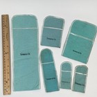 6 Assorted Authentic Vintage Tiffany   Co Flannel Jewelry   Flatware Pouches