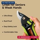 Bypass Pruning Shears Garden Clippers Cuts 3x Easier Seniors Bonsai Cutter