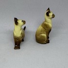 2 Hagen Renaker Siamese Cat Miniature Figurines