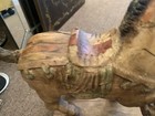 Antique Polychrome Carved Asian Wood Statue