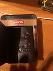 Levi s Brown Leather 1873 Men s Tripod Wallet Real Leather