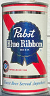 Mint Condition -  display Only  Lid Pabst Blue Ribbon Flat Top Beer Can Miwaukee