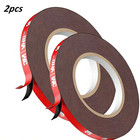9 8ft 3m Genuine 3m Double Sided Mounting Clear Acrylic Tape Adhesive 2pcs