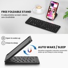 Jphtek Mini Foldable Bluetooth Keyboard - Portable Wireless Keyboard
