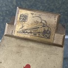 Vintage Advertising Soo Line Rr Train Metal Clipboard Diesel Locomotive Rail