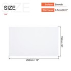 White Abs Plastic Sheet 10 X 6 X 0 02 Inch For Diy Crafts Pack Of 1 Pcs