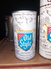 Old Style Empty Opened 12   16 Oz Pull Tab Straight Steel Beer Cans