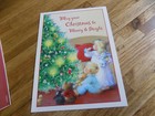 Happy Holidays Christmas Card Note Card Tree Children Greeting Cards Envelopes