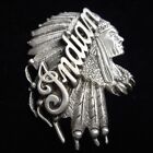  Fantastic Indian Motorcycle Pin Full Headdress    Old Indian       Wow
