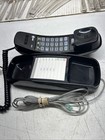 Vtg  At t Trimline Black  210 Push Button Dial Desk wall Telephone Works- Nos