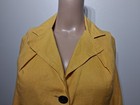 Vtg Vivienne Westwood Yellow Linen Blazer Made In England Size 10