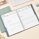 2026 Planner - Business Planner 2026  3-tier Schedule Business Planner-green