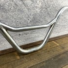 Vintage Bmx Chrome Handlebars Freestyle 28in Wide Old School Bike Parts Bent