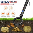 New Lcd Metal Detector Gold Digger Hunter Waterproof Foldable Metal Detectors Us