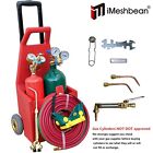 Hvac Portable Oxygen Acetylene Welding Cutting Torch Kit Regulator Set Gas Tank