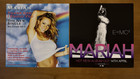 2 Rare Vintage 12x12  Record Store Display Cards flats - Mariah Carey - 2000 s