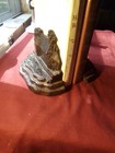 Armor Bronze Cast Iron House Bookends Pair Antique Bronze Art Deco 3d