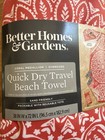 Better Homes   Gardens Coral Medallion Quick Dry Travel Beach Towel  38  X 72 