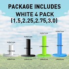 Golf Rubber Tees Driving Range 4 Pack Mixed Sizes For Practice Mat Muiti Color