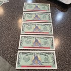 1997 Disney Dollars 5 Total   3 Consecutive And 2 Consecutive   