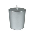 12-piece Votive Candles  Metallic Silver 