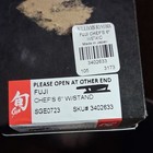 Shun Fugi Kai 6 In Chef s Knife Damascus Stainless Steel W  Wood Stand Sge0723