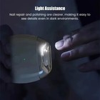 Electric Nail Grinder Automatic Led Light Trimmer Toe Cutter