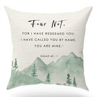 Bible Verse Throw Pillow Cover Cushion Case  Christian Religious Decor Gift  Scr