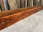 Reclaimed Barn Wood Beam fireplace Mantel Beam sanded cherry Mantle Beam bench