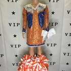 Cheerleading Uniform Denver Broncos Dress Cheer Youth Xs-s