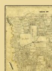 Historic County Map - Cherokee County Texas - Arlitt 1877 - 23 X 31 21