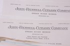 1930 Lamson Goodnow John Russell Cutlery Turners Falls Ma Signed Ephemera P412k