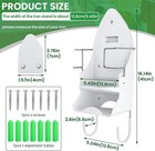Ironing Board Hanger Wall Mount With Hooks Iron Holder Shelf Organizer Rack